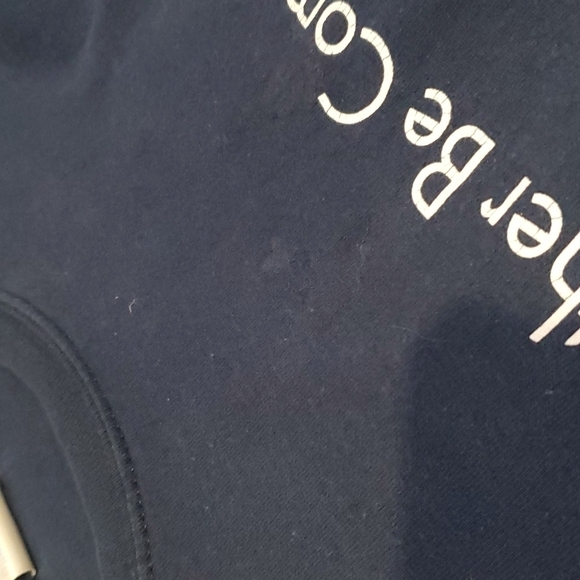 "I'd Rather Be Complaining" Navy Blue Cotton Large T-shirt - Picture 3 of 5